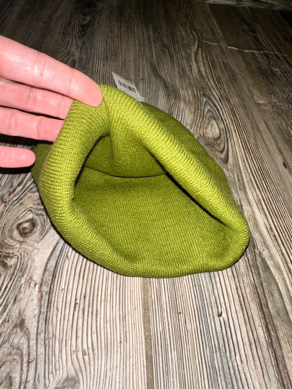 Von Dutch Hunter Green Cuffed Knit Beanie Patch Y2K Trucker Nostalgic One Size - Picture 3 of 4